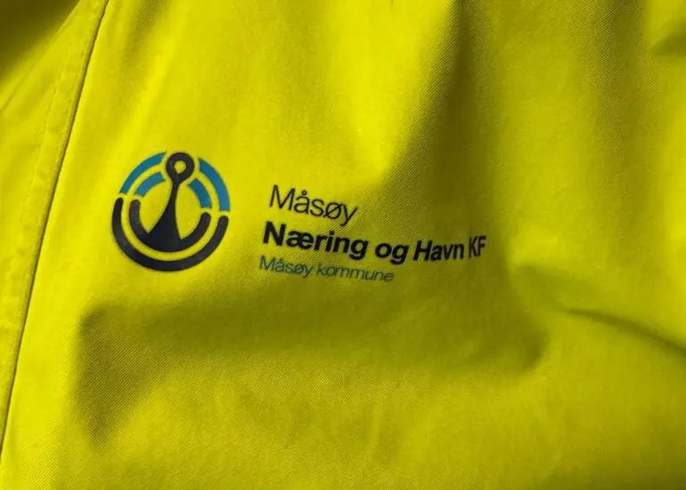 Bilde av arbeidsjakke til Måsøy næring og havn